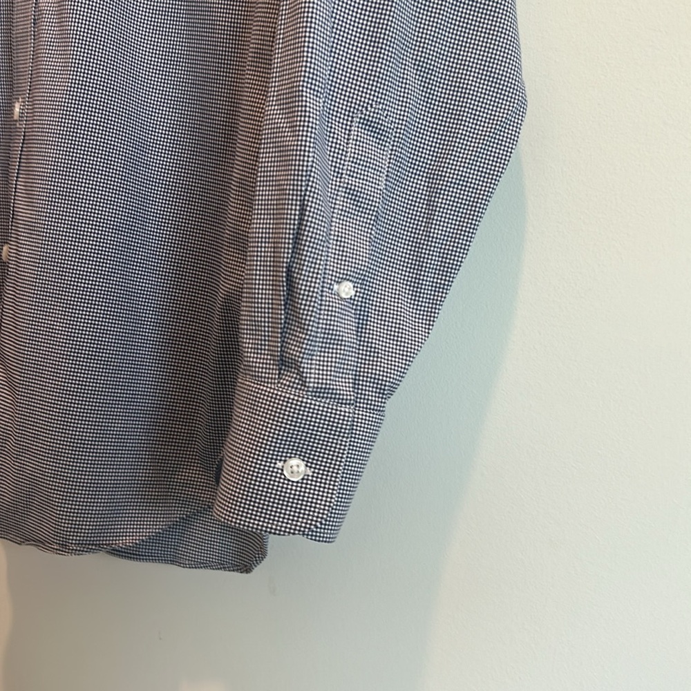 J Crew Ludlow Shirt Long Sleeves Like New Slim Fit White & Blue 15 1/2” Neck - Picture 4 of 9
